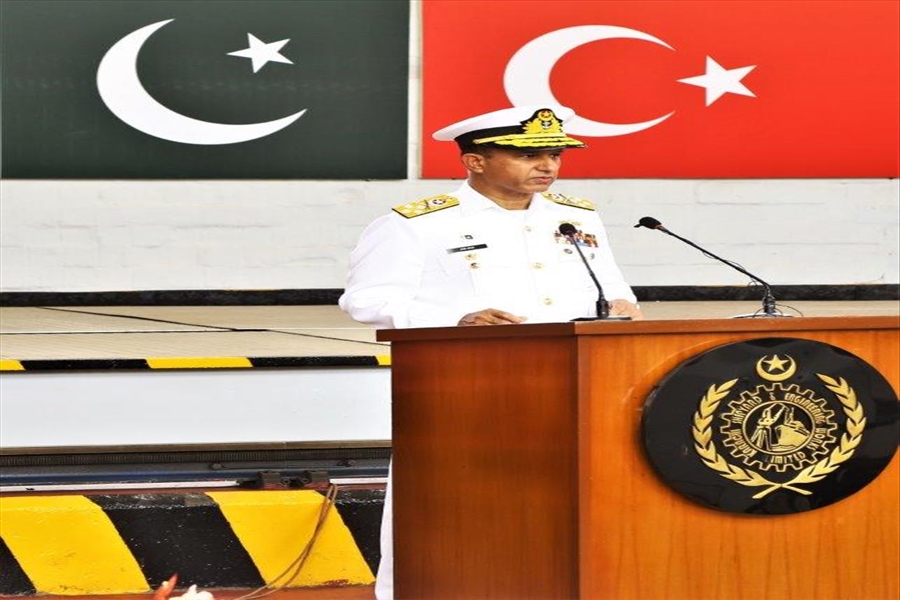 MİLGEM Korvetlerinin 4’üncüsü İçin Pakistan’da Sac Kesim Töreni Gerçekleştirildi